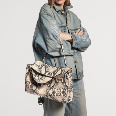 Balenciaga Medium Leather Rodeo Shoulder Bag - Image 3