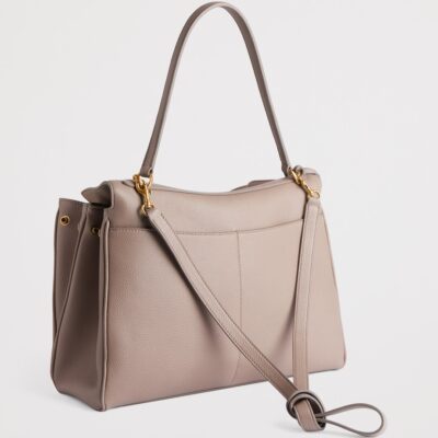 Balenciaga Medium Leather Rodeo Top-Handle Bag - Image 4