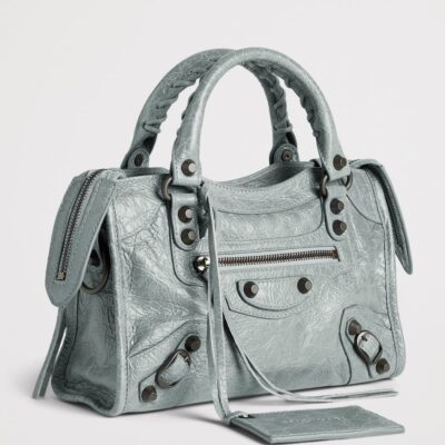 Balenciaga Mini Lambskin Le City Top-Handle Bag - Image 3
