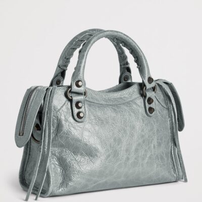 Balenciaga Mini Lambskin Le City Top-Handle Bag - Image 4