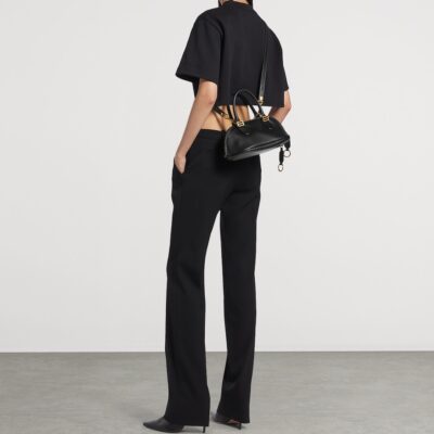 Balenciaga Mini Leather Bolero Bowling Bag - Image 2