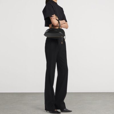 Balenciaga Mini Leather Bolero Bowling Bag - Image 4