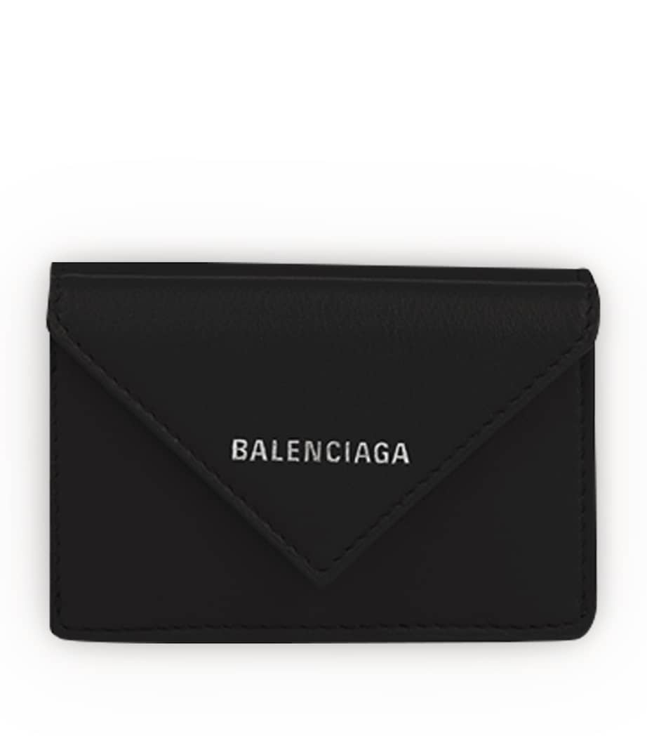 Balenciaga Mini Leather Papier Wallet - Image 1