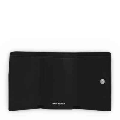 Balenciaga Mini Leather Papier Wallet - Image 3