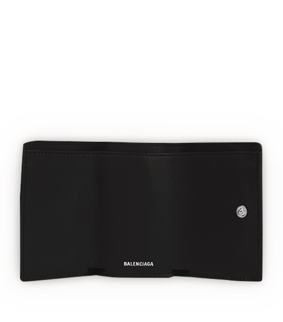 Balenciaga Mini Leather Papier Wallet - Image 3