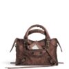 Balenciaga Mini Suede Le City Top-Handle Bag - Image 1
