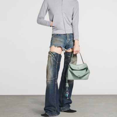 Balenciaga Small Calfskin Rodeo Shoulder Bag - Image 2