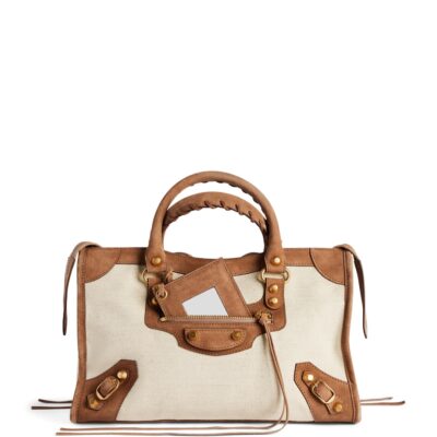 Balenciaga Small Canvas Le City Top-Handle Bag - Image 1