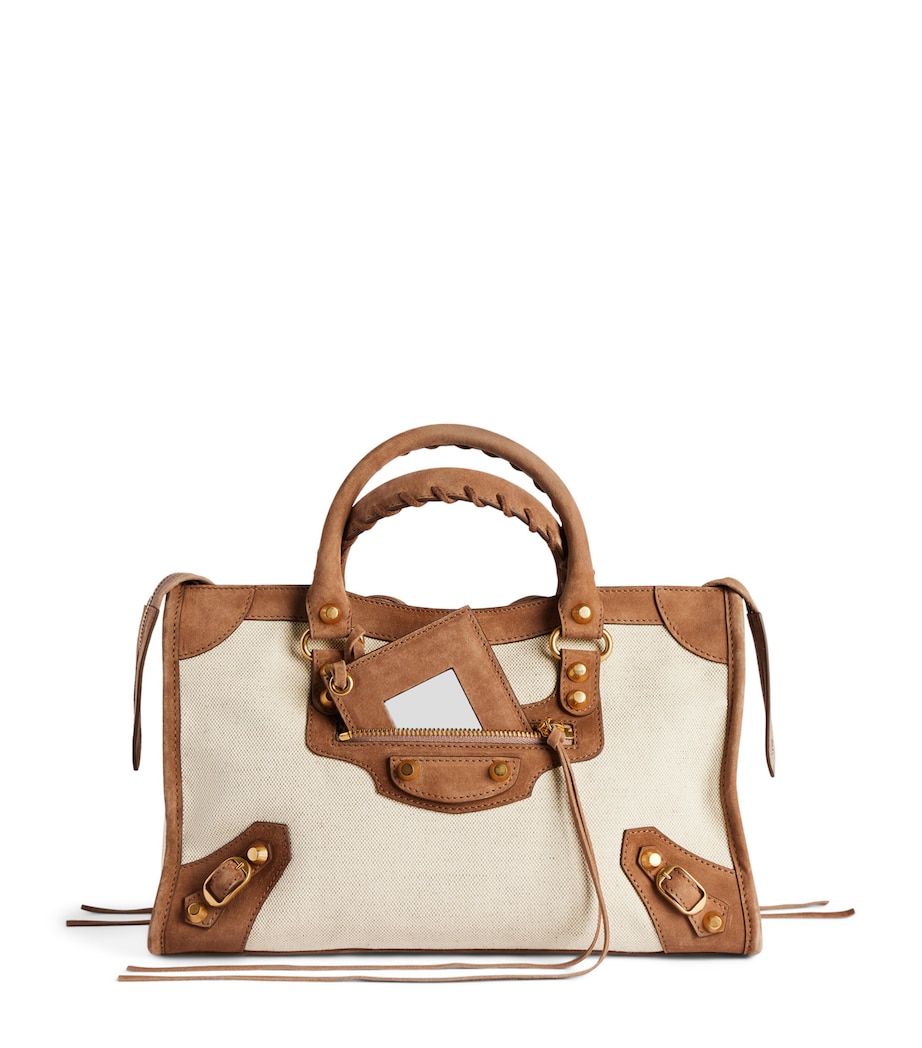 Balenciaga Small Canvas Le City Top-Handle Bag - Image 1
