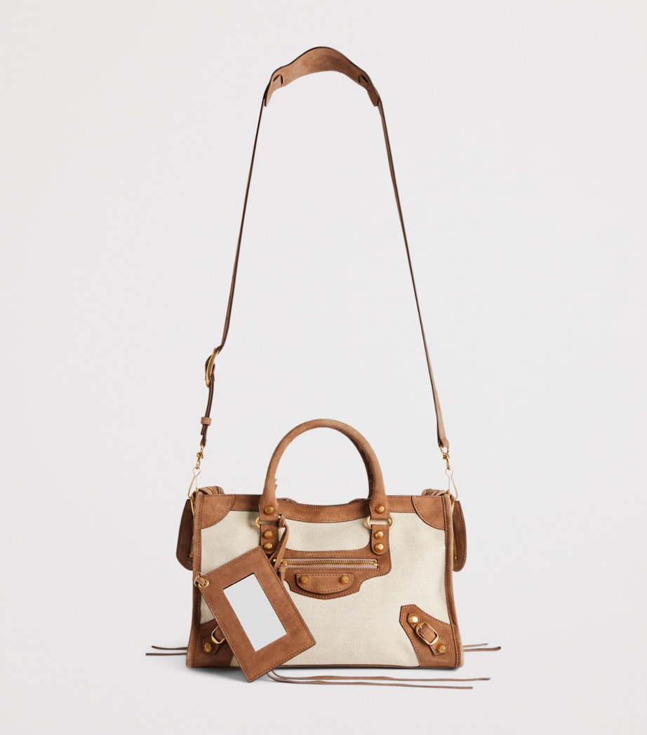 Balenciaga Small Canvas Le City Top-Handle Bag - Image 2