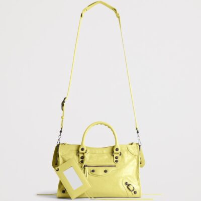 Balenciaga Small Lambskin Le City Top-Handle Bag - Image 3