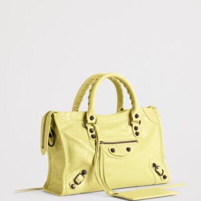 Balenciaga Small Lambskin Le City Top-Handle Bag - Image 4