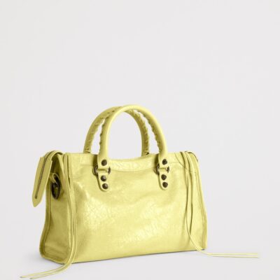 Balenciaga Small Lambskin Le City Top-Handle Bag - Image 5