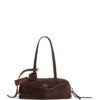Balenciaga Small Leather Carrie Bowling Top-Handle Bag - Image 1