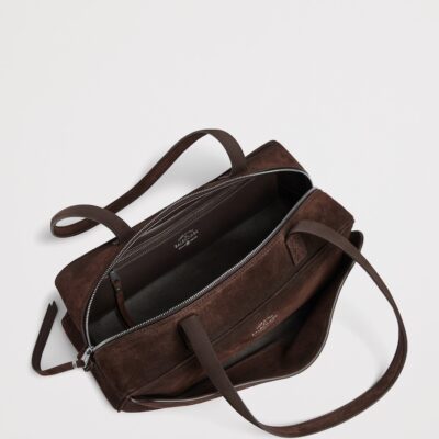 Balenciaga Small Leather Carrie Bowling Top-Handle Bag - Image 5
