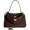 Balenciaga Small Suede Rodeo Top-Handle Bag - Image 1