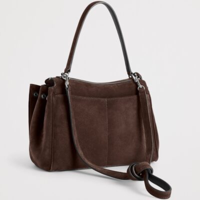 Balenciaga Small Suede Rodeo Top-Handle Bag - Image 4