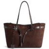 Balenciaga Suede Bel Air Tote Bag - Image 1