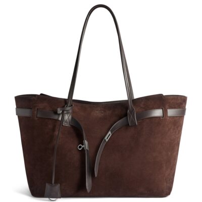 Balenciaga Suede Bel Air Tote Bag - Image 1
