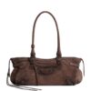 Balenciaga Suede Le City East West Shoulder Bag - Image 1