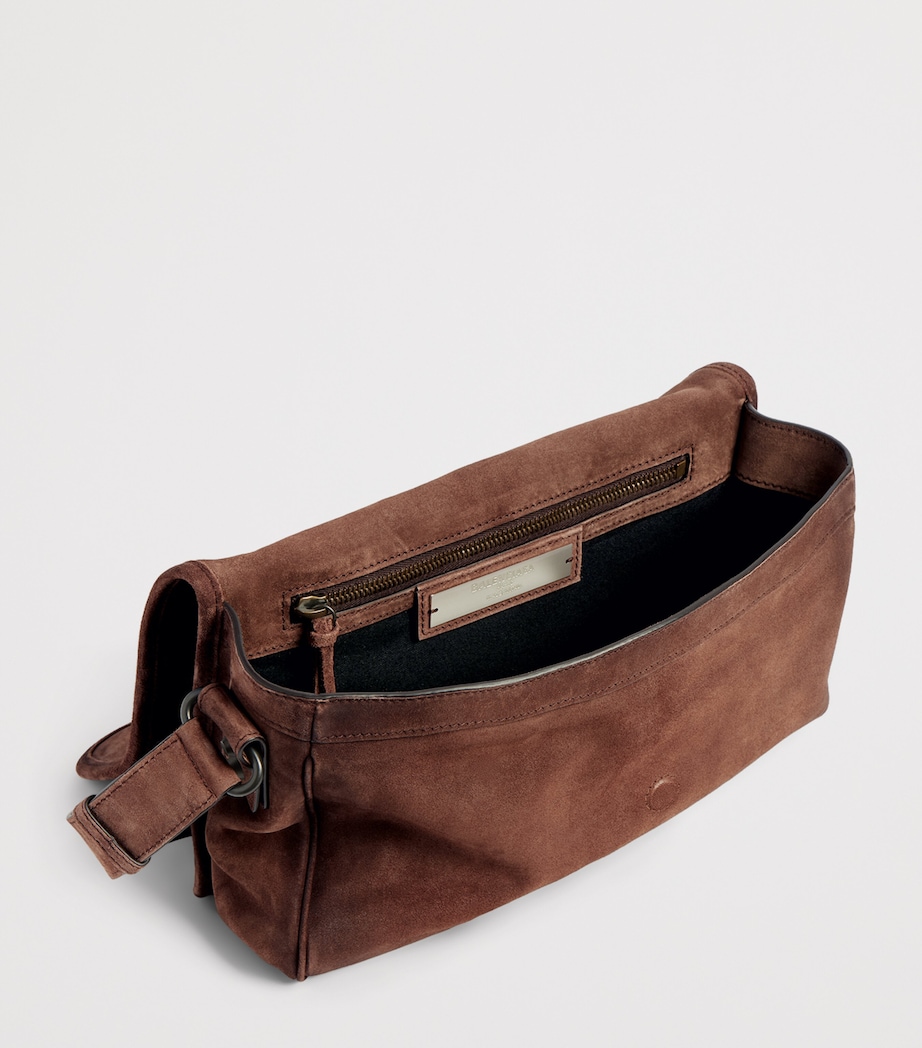 Balenciaga Suede Le City Messenger Bag - Image 4