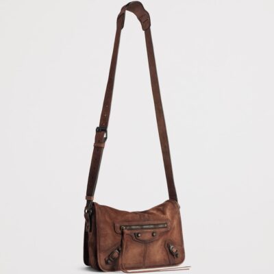 Balenciaga Suede Le City Messenger Bag - Image 5