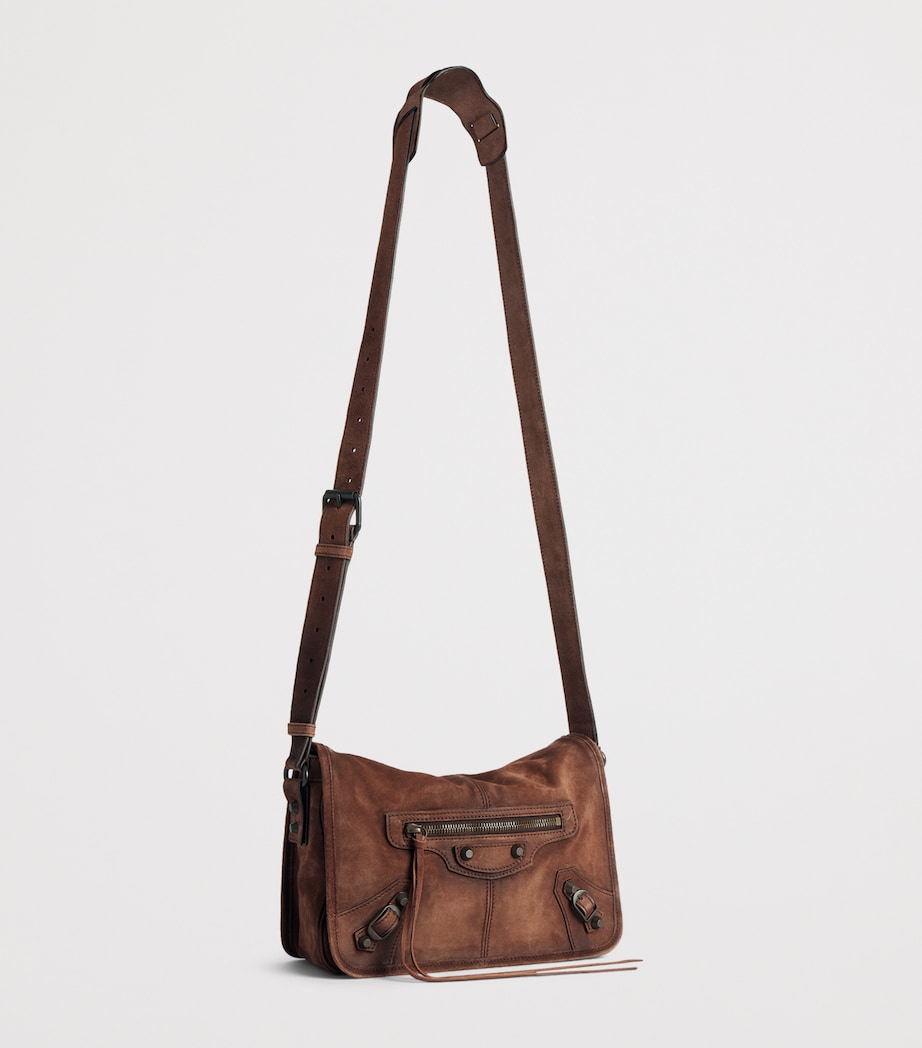 Balenciaga Suede Le City Messenger Bag - Image 5