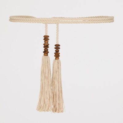 Balmain Cotton Rope Tie Belt - Image 3