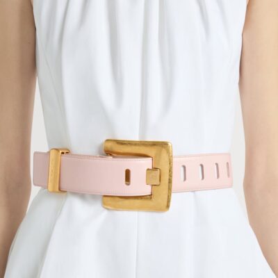 Balmain Leather Anthem Belt - Image 2