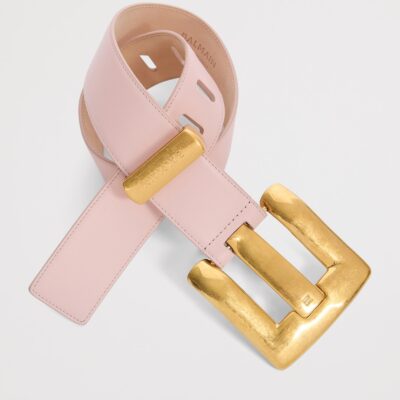 Balmain Leather Anthem Belt - Image 3