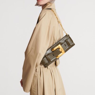 Balmain Leather Anthem Clutch Bag - Image 2