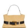 Balmain Medium Faux-Raffia Anthem Shoulder Bag - Image 1