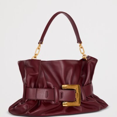 Balmain Medium Leather Anthem Shoulder Bag - Image 4