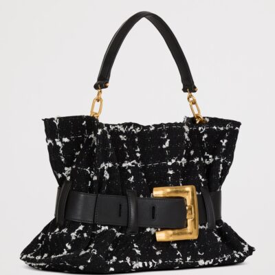 Balmain Medium Tweed Anthem Shoulder Bag - Image 3