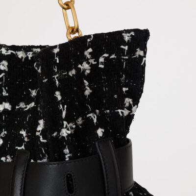 Balmain Medium Tweed Anthem Shoulder Bag - Image 4