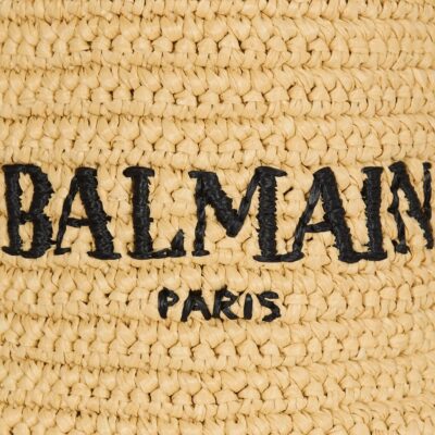 Balmain Mini Crochet Tote Bag - Image 5