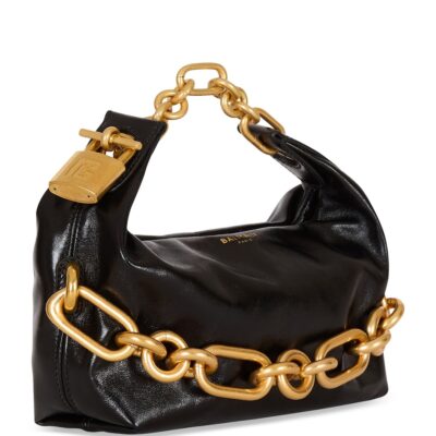 Balmain Mini Leather Sync Shoulder Bag - Image 1