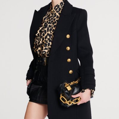 Balmain Mini Leather Sync Shoulder Bag - Image 4