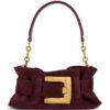 Balmain Mini Suede Anthem Shoulder Bag - Image 1