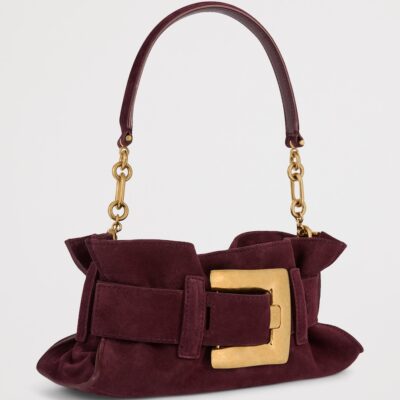 Balmain Mini Suede Anthem Shoulder Bag - Image 3