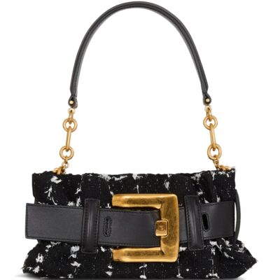 Balmain Mini Tweed Anthem Shoulder Bag - Image 1