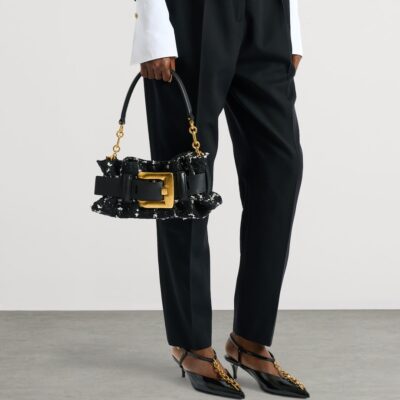 Balmain Mini Tweed Anthem Shoulder Bag - Image 2
