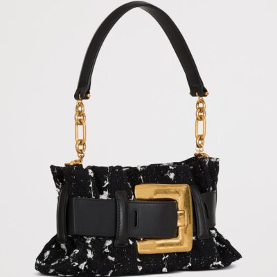 Balmain Mini Tweed Anthem Shoulder Bag - Image 3