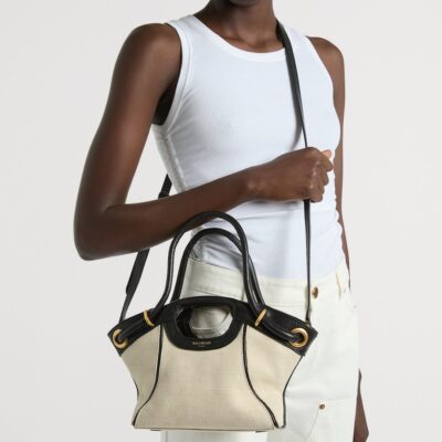 Balmain Small Canvas Tote Bag - Image 2