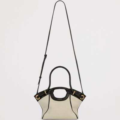 Balmain Small Canvas Tote Bag - Image 5