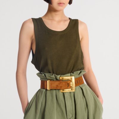 Balmain Suede Anthem Belt - Image 2