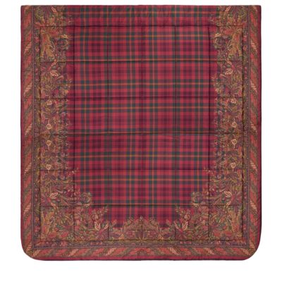 Barbour Cotton Leather-Detail Tartan Wallet - Image 5
