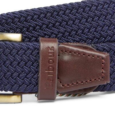 Barbour Leather-Trimmed Woven Belt - Image 3