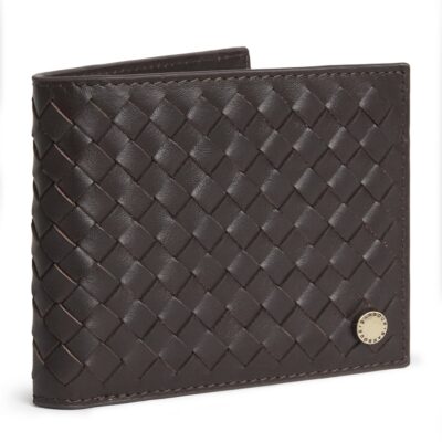 Barbour Leather Woven Farne Wallet - Image 5