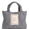 Barbour Mini Quilted Gingham Tote Bag - Image 1